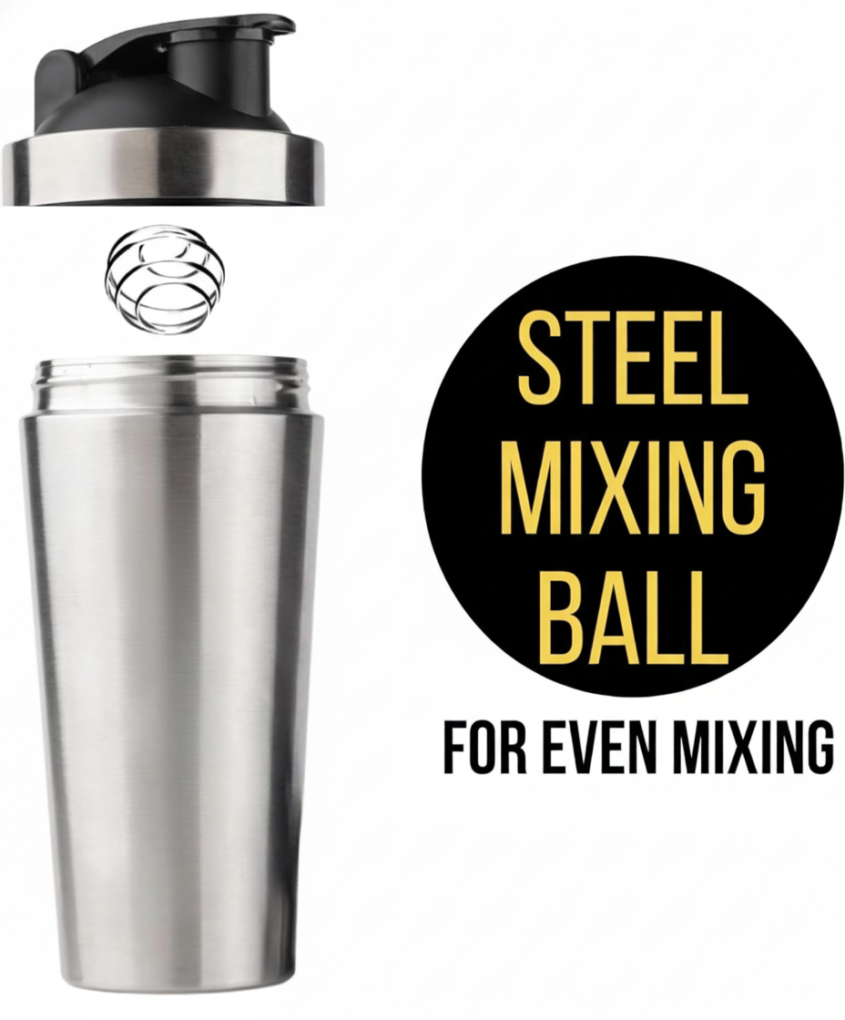 Fitgear Stainless Steel Material, 800 milliliter.