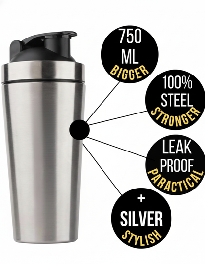 Fitgear Stainless Steel Material, 800 milliliter.